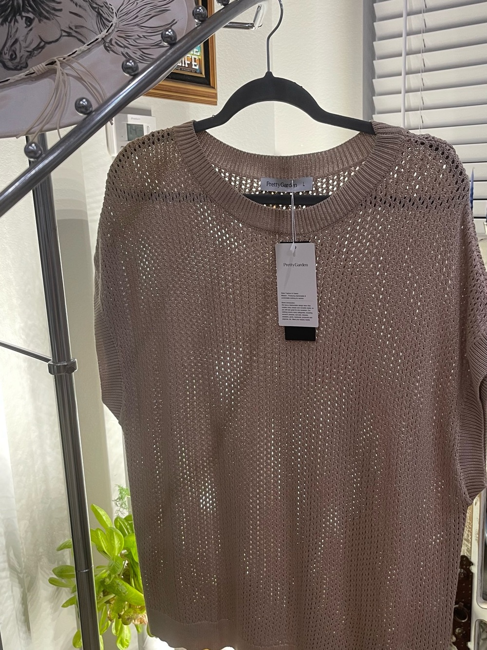 PRETTYGARDEN Women's Summer Sweater Crochet Tops